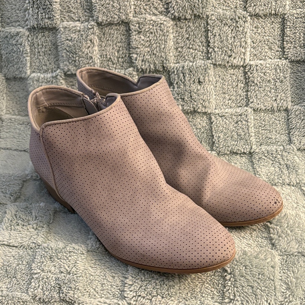 Grey Ankle Boots